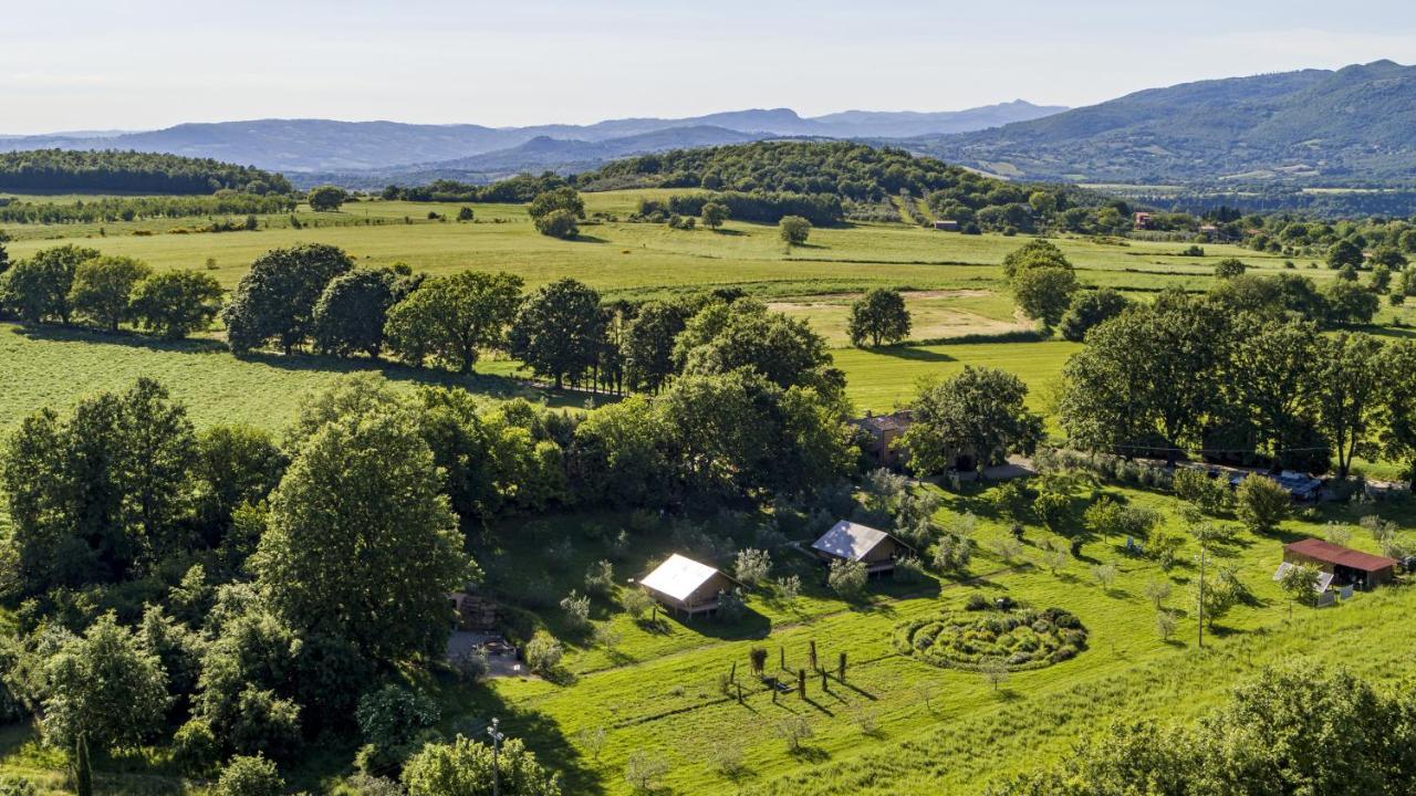 Glamping In Toscana, Luxury Tents In Agriturismo Biologico Sorano  Dış mekan fotoğraf