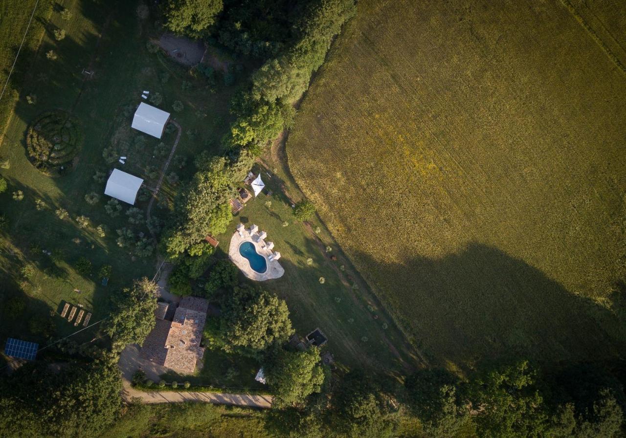 Glamping In Toscana, Luxury Tents In Agriturismo Biologico Sorano  Dış mekan fotoğraf