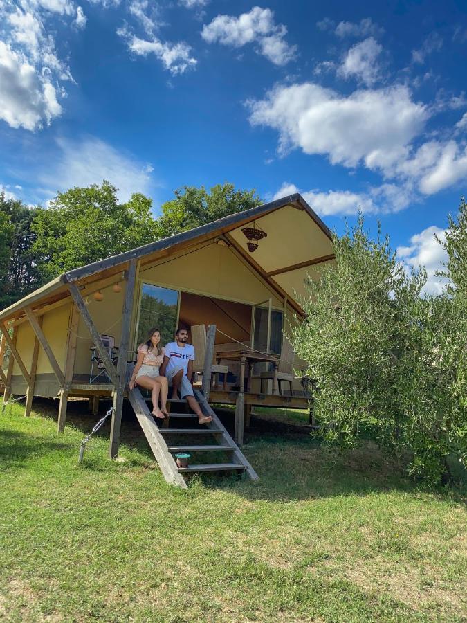 Glamping In Toscana, Luxury Tents In Agriturismo Biologico Sorano  Dış mekan fotoğraf