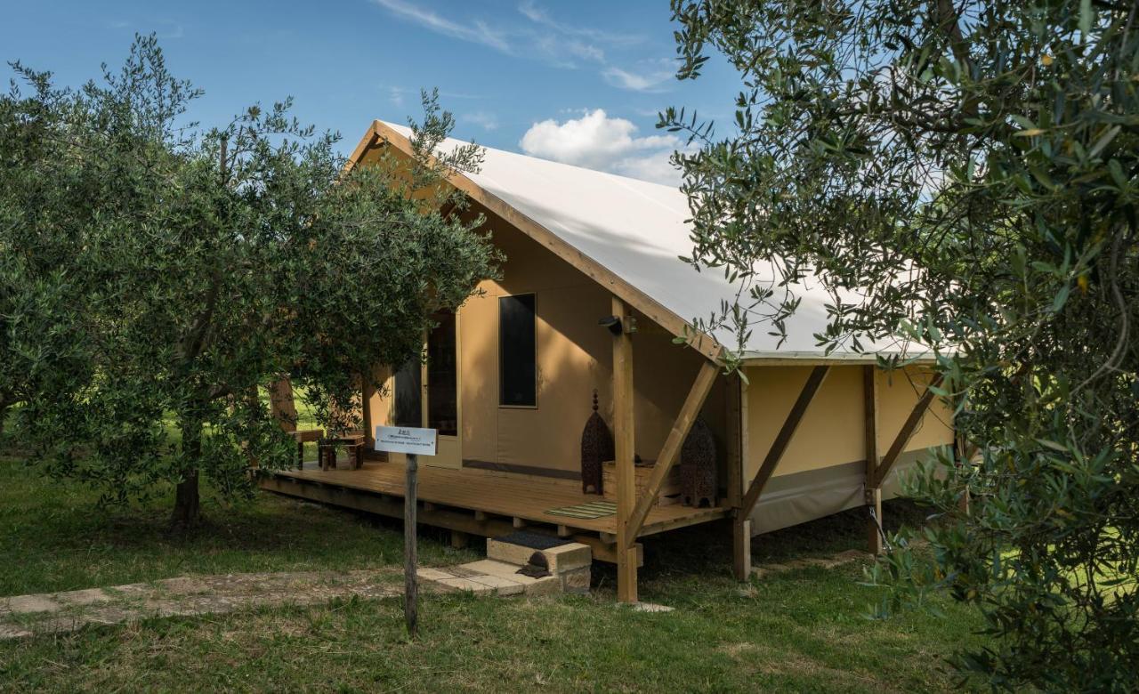 Glamping In Toscana, Luxury Tents In Agriturismo Biologico Sorano  Dış mekan fotoğraf