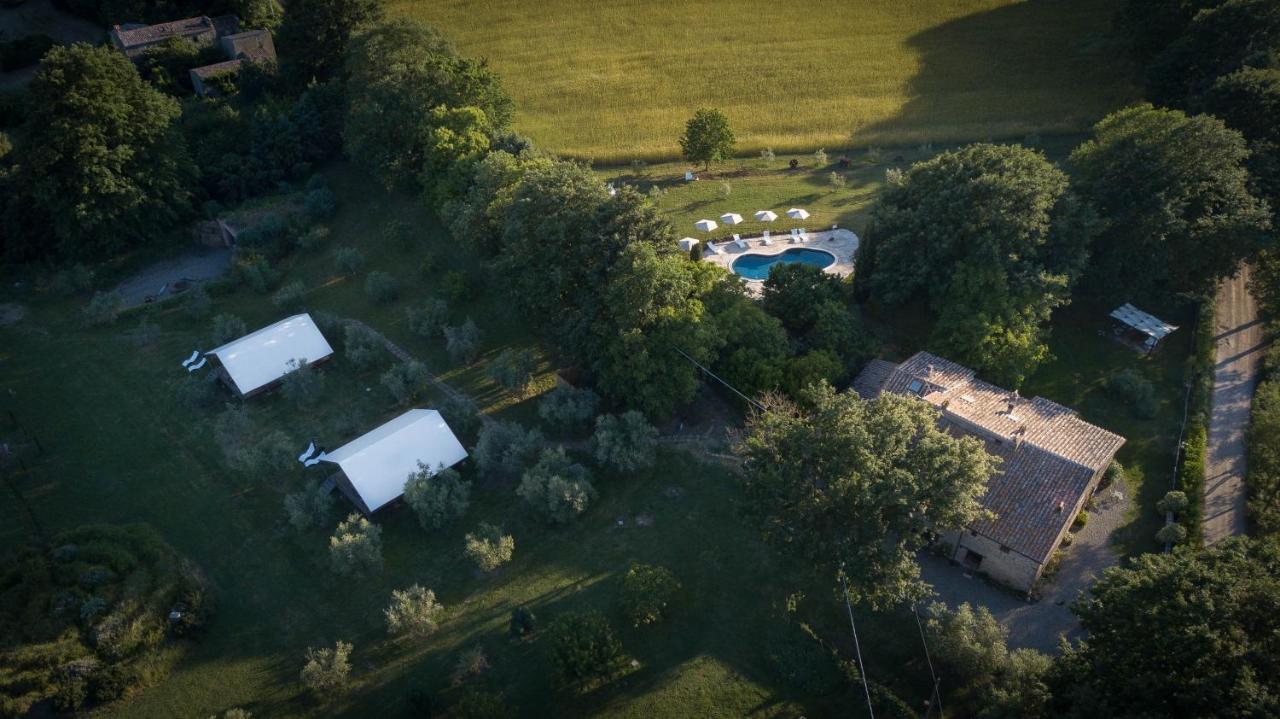 Glamping In Toscana, Luxury Tents In Agriturismo Biologico Sorano  Dış mekan fotoğraf