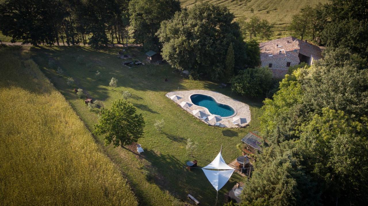 Glamping In Toscana, Luxury Tents In Agriturismo Biologico Sorano  Dış mekan fotoğraf