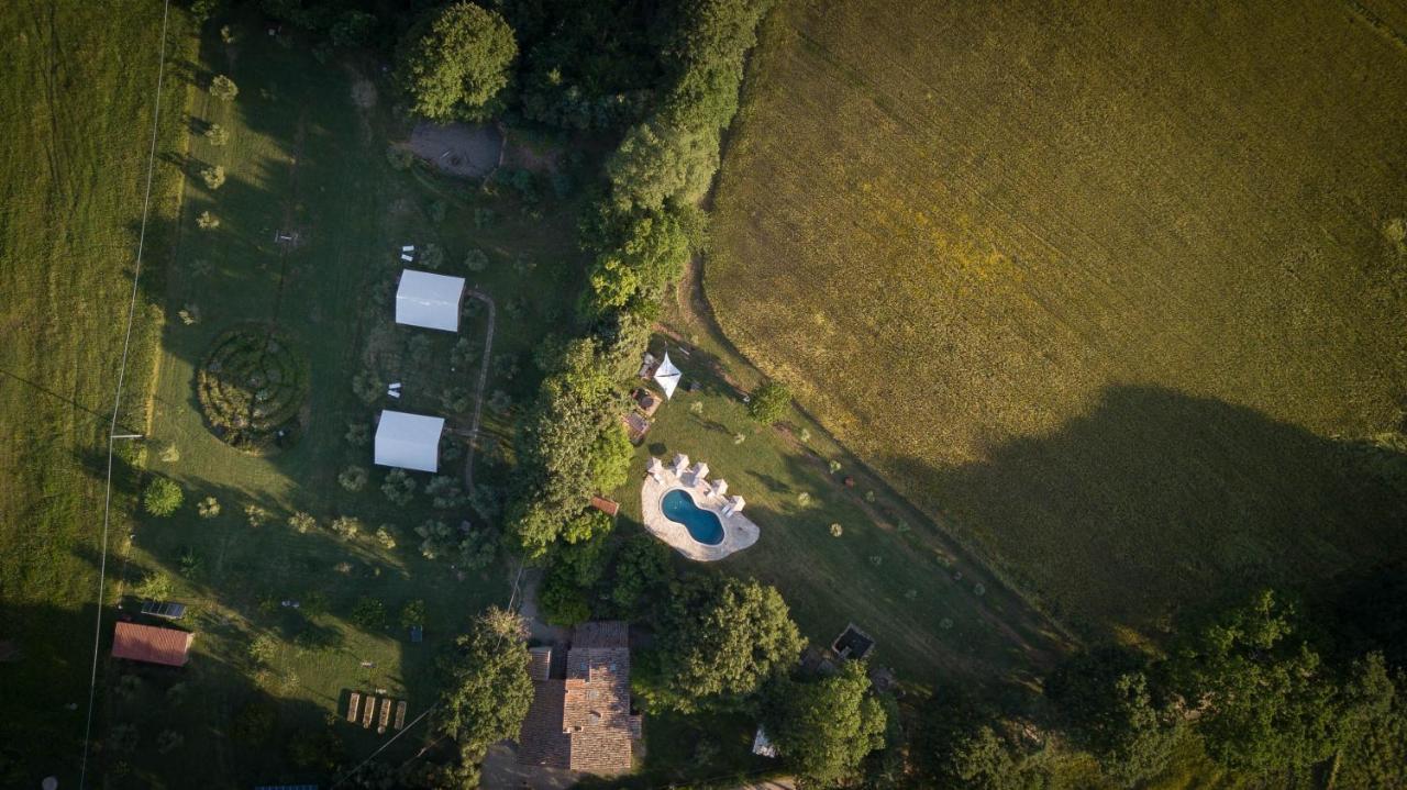 Glamping In Toscana, Luxury Tents In Agriturismo Biologico Sorano  Dış mekan fotoğraf