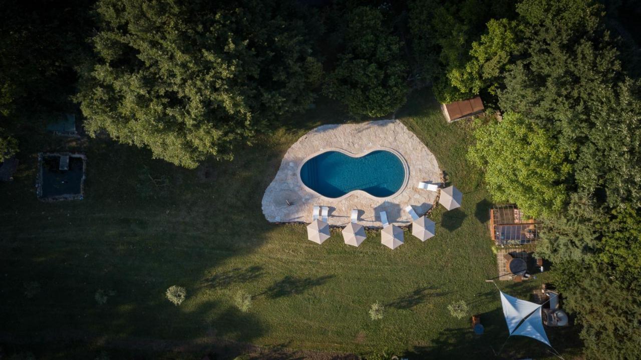 Glamping In Toscana, Luxury Tents In Agriturismo Biologico Sorano  Dış mekan fotoğraf