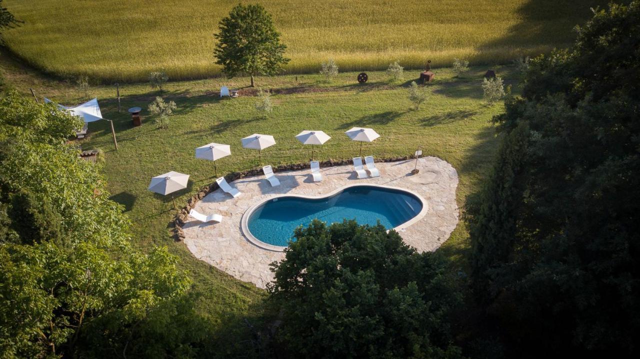 Glamping In Toscana, Luxury Tents In Agriturismo Biologico Sorano  Dış mekan fotoğraf