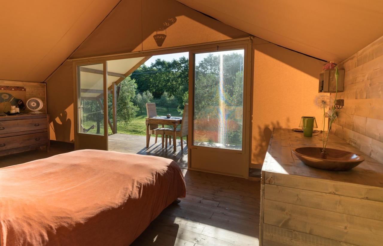 Glamping In Toscana, Luxury Tents In Agriturismo Biologico Sorano  Dış mekan fotoğraf