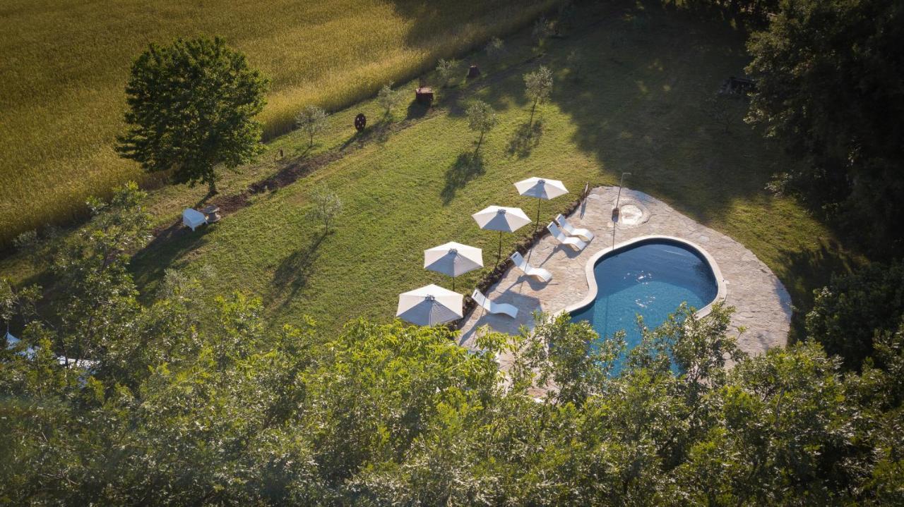 Glamping In Toscana, Luxury Tents In Agriturismo Biologico Sorano  Dış mekan fotoğraf