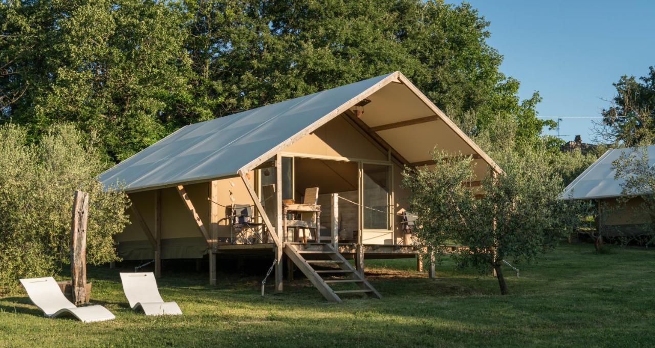 Glamping In Toscana, Luxury Tents In Agriturismo Biologico Sorano  Dış mekan fotoğraf