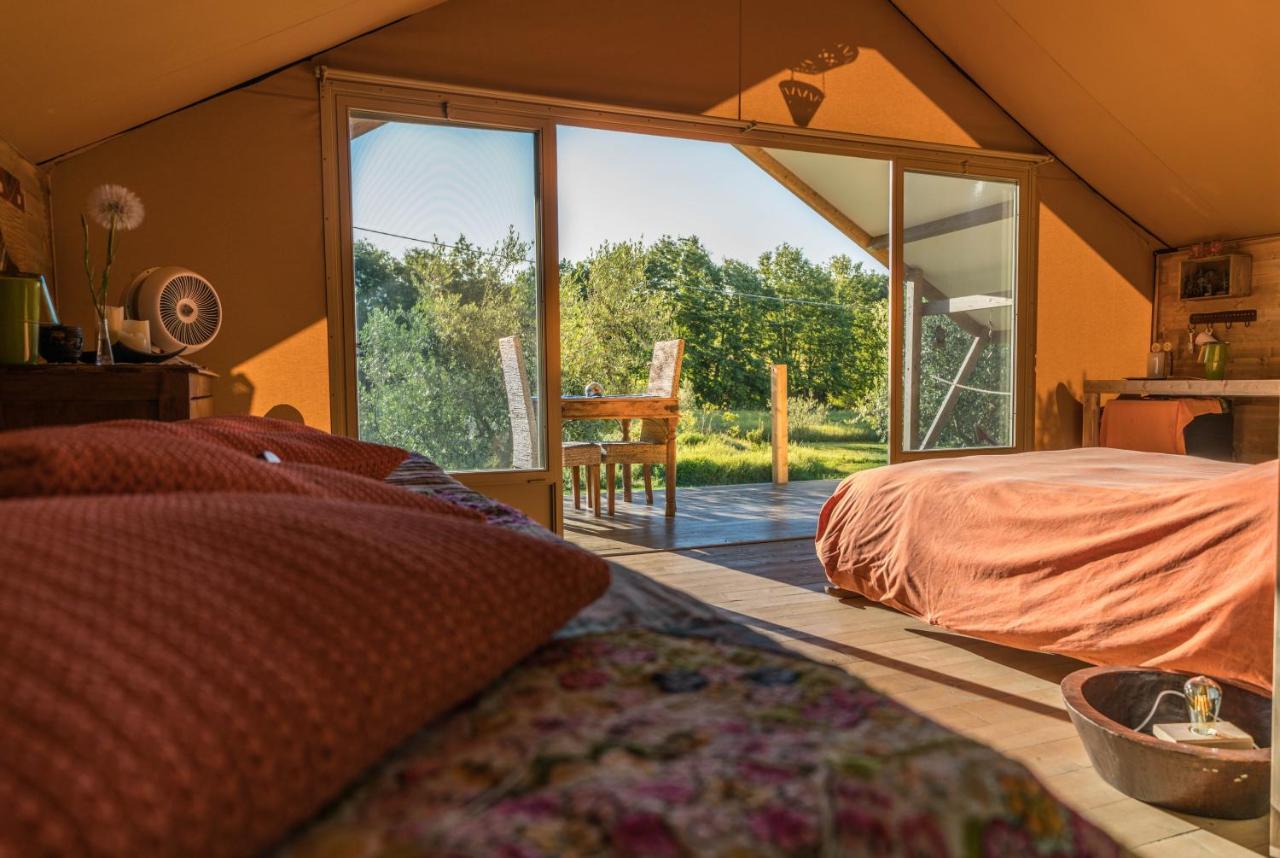 Glamping In Toscana, Luxury Tents In Agriturismo Biologico Sorano  Dış mekan fotoğraf