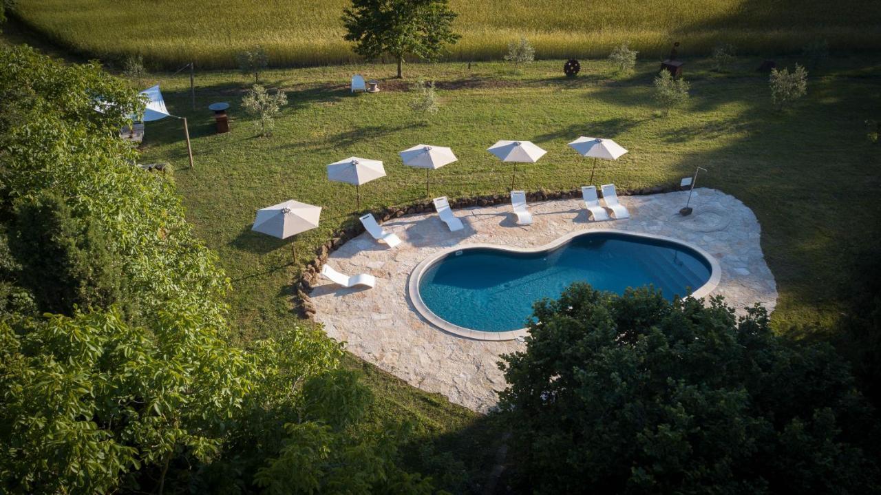 Glamping In Toscana, Luxury Tents In Agriturismo Biologico Sorano  Dış mekan fotoğraf