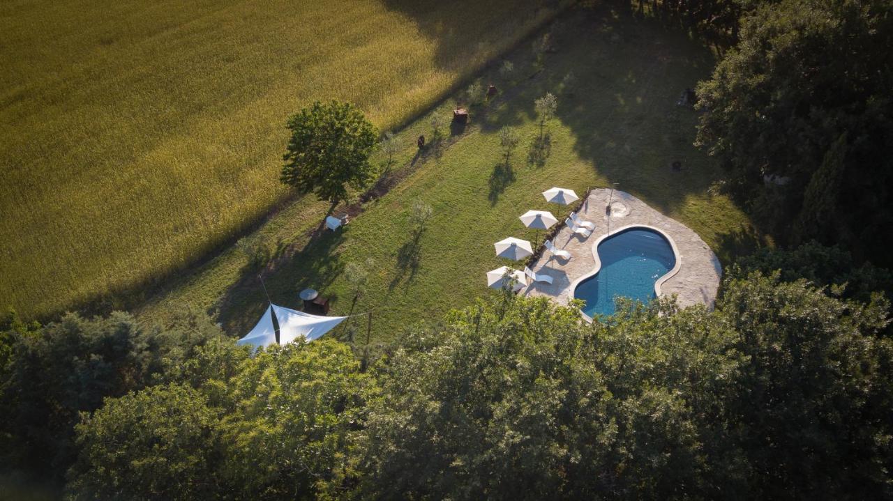 Glamping In Toscana, Luxury Tents In Agriturismo Biologico Sorano  Dış mekan fotoğraf